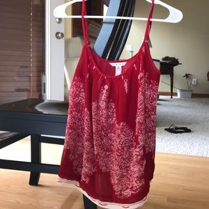 Heart of Cabi Red Township Cami